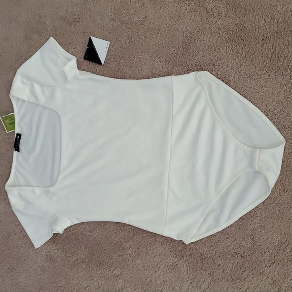 NWT Paperoc m squareneck off white bodysuit - Picture 2 of 9